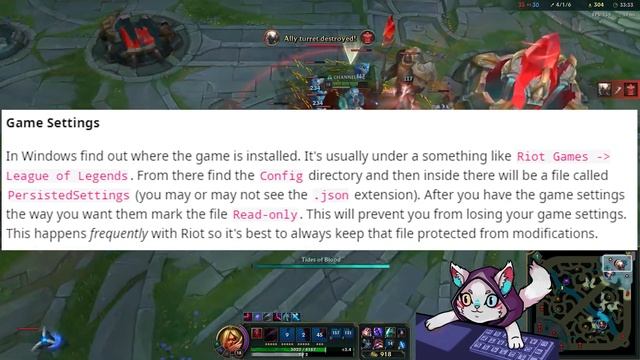 How to stop League resetting your settings! смотреть онлайн