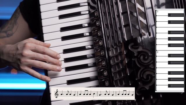 УРОКИ ИГРЫ НА АККОРДЕОНЕ С НУЛЯ (English subs) #урок2 | 2MAKERS смотреть онлайн