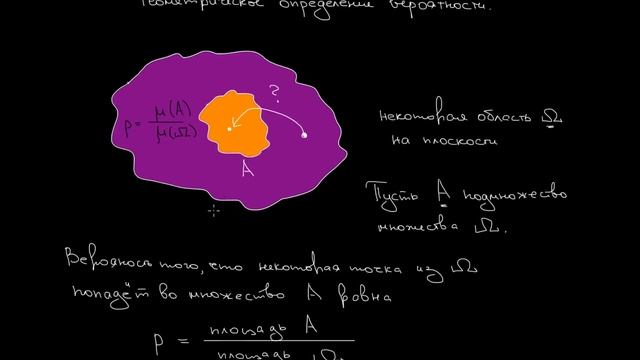 Геометрическое определение вероятности смотреть онлайн