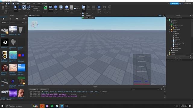 Roblox Studio | How to make a roblox fire turnout system, for roblox fire fighting games. смотреть онлайн