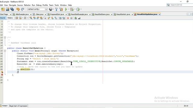 Advance Java Tutorial 6 (JDBC) -- inserting, updating and delete records using ResultSet смотреть онлайн