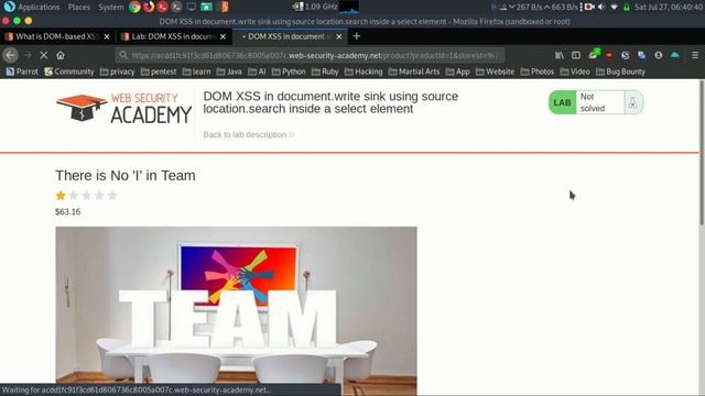 DOM-based XSS смотреть онлайн
