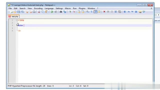 PHP Tutorial 4 Hello World смотреть онлайн