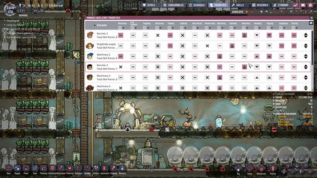 Priorities mechanics : Tutorial nuggets : Oxygen not included смотреть онлайн