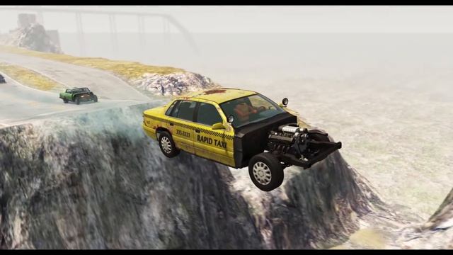 BeamNG Drive - Racing Cars With Without Cooling (No Radiator) смотреть онлайн