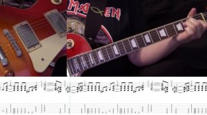 W.A.S.P. Wild Child Guitar Tab with on-screen performance
