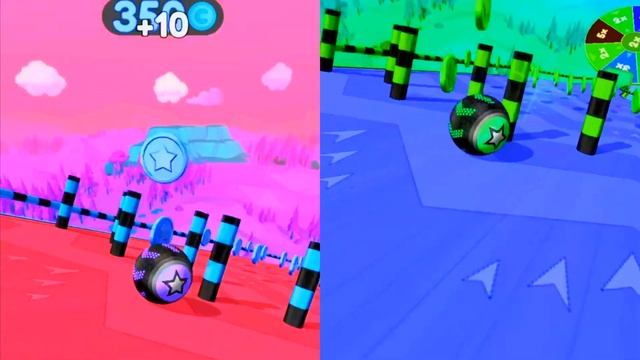 Going Balls VS Color Ball VS Reversed Balls SpeedRun Gameplay iOS Android All Levels 2020 смотреть онлайн
