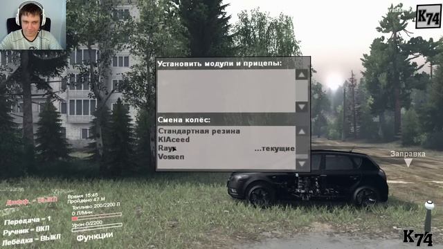 SpinTires обзор мода ( KIA ceed ) смотреть онлайн