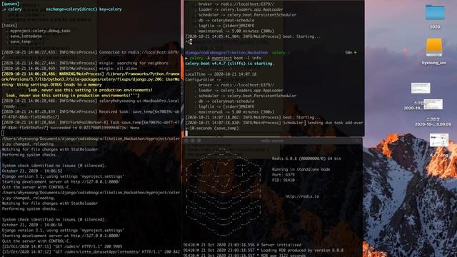 Django Celery Redis 비동기적으로 모델 저장 смотреть онлайн
