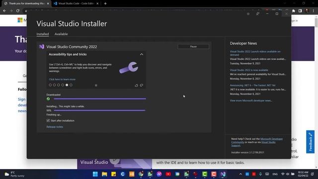 Microsoft Visual Studio 2022 (Download - Installation - Setup - Tutorial) смотреть онлайн