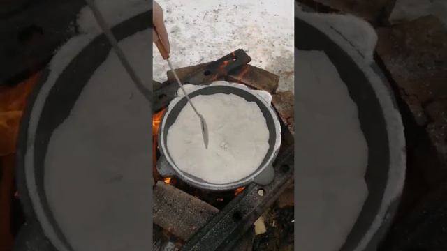 Обжиг казана чугунного на 16 л. смотреть онлайн