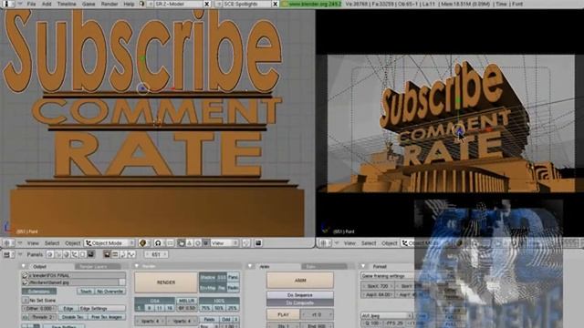 How To Create your own 20th Centry Fox - Blender ! смотреть онлайн