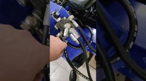 установка отвала и  дополнительного распределителя на трактор Русич т25