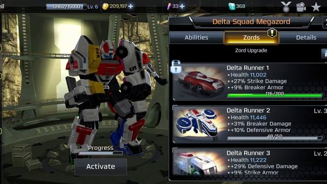 Unlocking Delta Squad Megazord #powerrangers #game #mightymorphinpowerranger