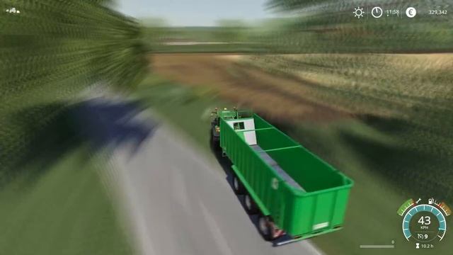 Farming simulator 19 | Bettingen Farm | Timelapse #14 | Harvesting crop and mowing grass смотреть онлайн