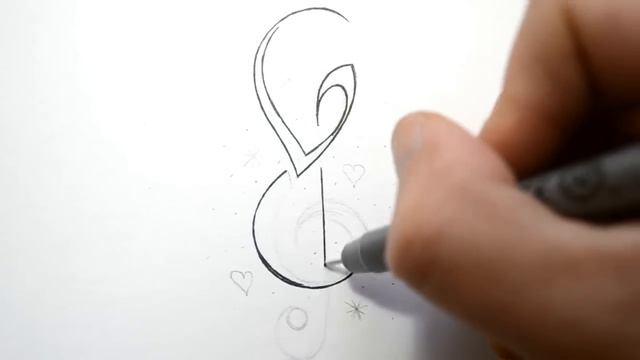How to Incorporate Initials into Music Notes - Tattoo Design смотреть онлайн