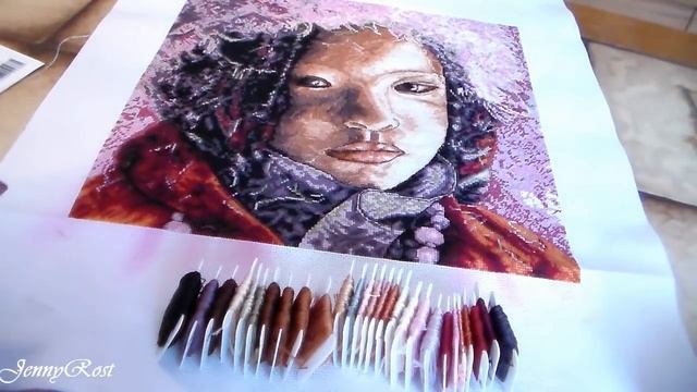 ВЫШИВКА*МАЛЕНЬКАЯ ИНУИТ* от фирмы*ROYAL PARIS* (ГОТОВАЯ РАБОТА)+интересные факты смотреть онлайн