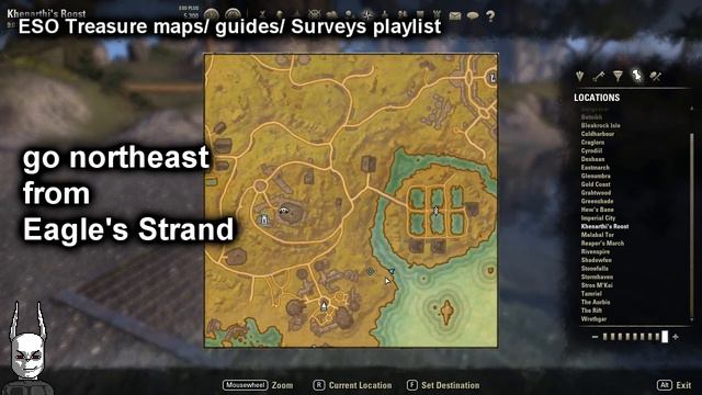 Khenarthi's Roost Treasure Map 1 [Elder Scrolls Online ESO]