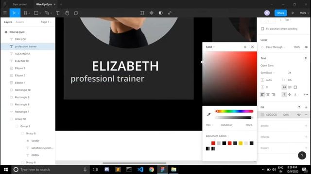 Fitness gym website design using figma (speed art) by UI monster смотреть онлайн