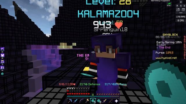 HOW TO BEAT THE END RACE IN 42s | Hypixel Skyblock Guide! смотреть онлайн