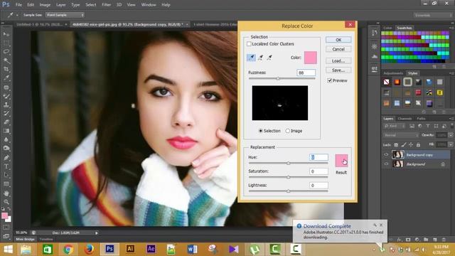 photoshop bangla tutorial color replacement tool part-16 смотреть онлайн
