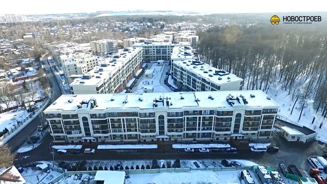 Аэросъемка ЖК "Усадьба Новая Салтыковка", 11.02.2017 смотреть онлайн