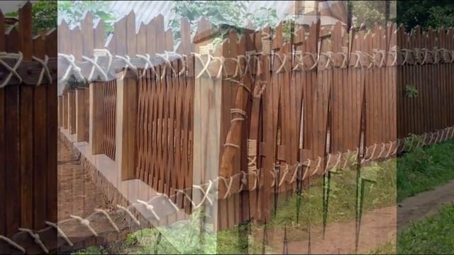 ТОП заборов из дерева своими руками. смотреть онлайн