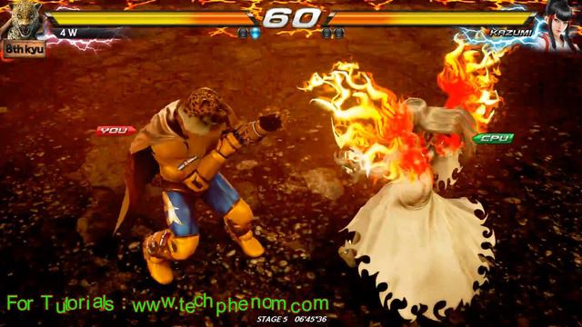 Tekken7 King 8 Grapples Combo