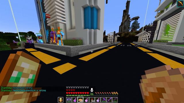 Построил ОГРОМНЫЙ ГОРОД за 77 ЧАСОВ на Майншилд Академии | Майнкрафт смотреть онлайн