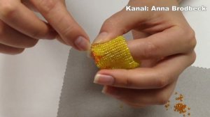 БИСЕРНАЯ ПОДСТАВКА ДЛЯ ЯЙЦА. НДЕБЕЛЕ. Tutorial: Holder for an Easter Egg. Часть 2/2