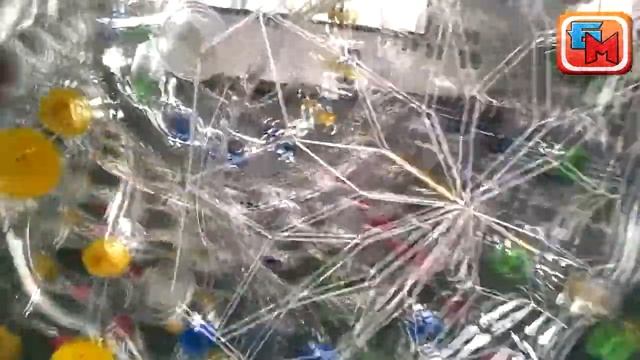 Водный роллер размер 2,2х2х2 м от "БатутМастер" смотреть онлайн