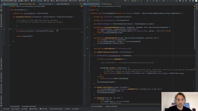 Currency Rates App - Update Values on Text Change Event смотреть онлайн