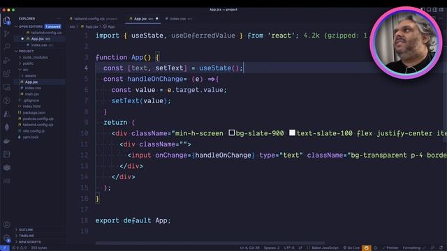 React Hook: useDeferredValue смотреть онлайн
