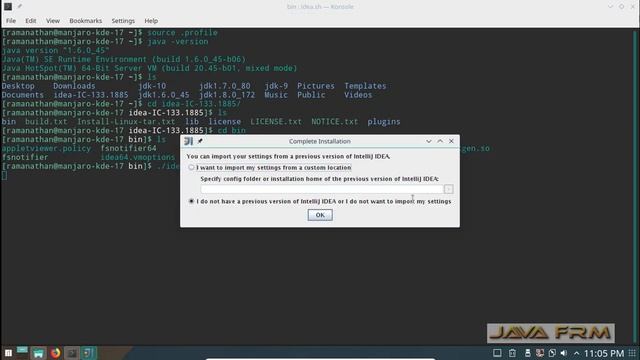 IntelliJ IDEA 13 Community Edition installation on Manjaro Linux 17.1 KDE Plasma Edition смотреть онлайн