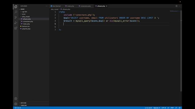 Web development - Cum legăm site-ul de baza de date PHP și MySQL смотреть онлайн