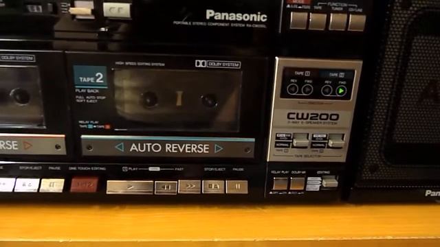 Panasonic RC-CW 200L Cassette Deck Test FULL WORKING CONDITION! смотреть онлайн
