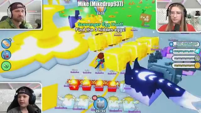 Pet Simulator X COMET UPDATE LIVE! Giveaways and Titanic Pet Hatching! Roblox! смотреть онлайн