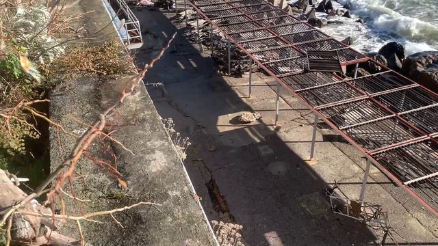 Последствия ночного шторма. Мисхор и Русалка. 27.11.2023 смотреть онлайн