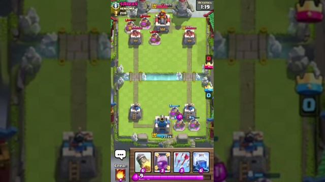 Как сделать ничью со счётом 3:3 в Clash Royale ? смотреть онлайн
