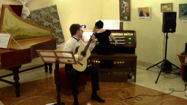 Joaquin Rodrigo, Fantasia para un gentilhombre II. Espanoleta y fanfare ... (guitar+organ) смотреть онлайн