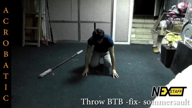 Фаер-шоу. Уроки Шест (Spin Staff) стиль ACROBATIC - Throw BTB -fix - sommersault смотреть онлайн