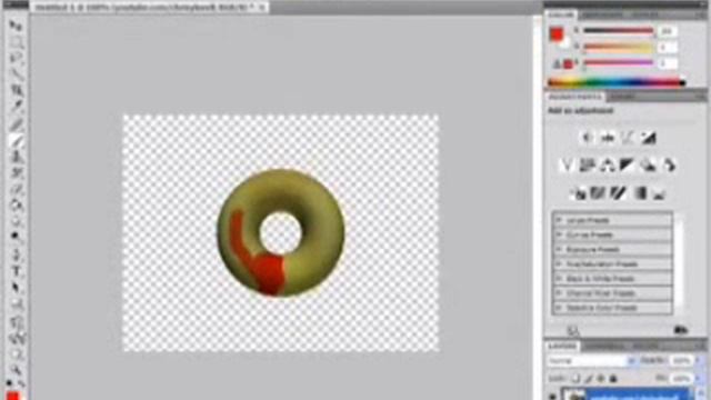 Adobe Photoshop CS4 2d to 3d Tutorial смотреть онлайн