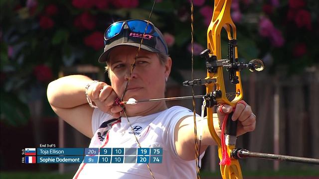 Toja Ellison v Sophie Dodemont – compound women quarterfinal | Moscow 2019 World Cup Final смотреть онлайн