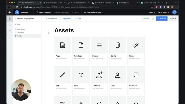 Managing design system documentation | Supernova.io смотреть онлайн