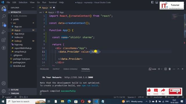 React Advanced Concepts Tutorial -5 hindi in 2023 | useContext hook #reactjstutorial #reactjscours смотреть онлайн