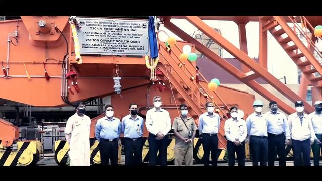 Commissioning of 250 Ton Goliath Crane on 22 Jun 21 смотреть онлайн