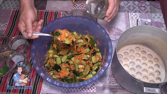 НЕОБЫЧНО ВКУСНЫЕ ОГУРЦЫ С КОРЕЙСКОЙ МОРКОВЬЮ. ЗАГОТОВКИ ДЛЯ ГУРМАНОВ смотреть онлайн