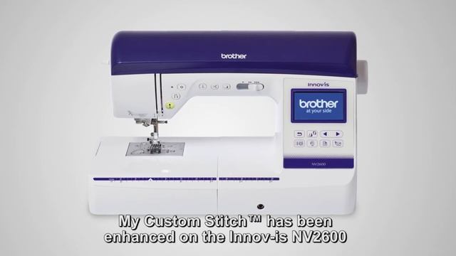 Innov-is NV1100, NV1300, NV1800Q, NV2600 My Custom Stitch смотреть онлайн