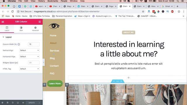 How to Create A Sidebar Navigation Menu in Elementor смотреть онлайн