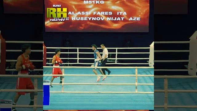"MATADORUN KLASSI".Nicat Hüseynov(AZE) vs Fares Al-Assi(İTA) #boks #azərbaycan #nokaut #motivasiya смотреть онлайн